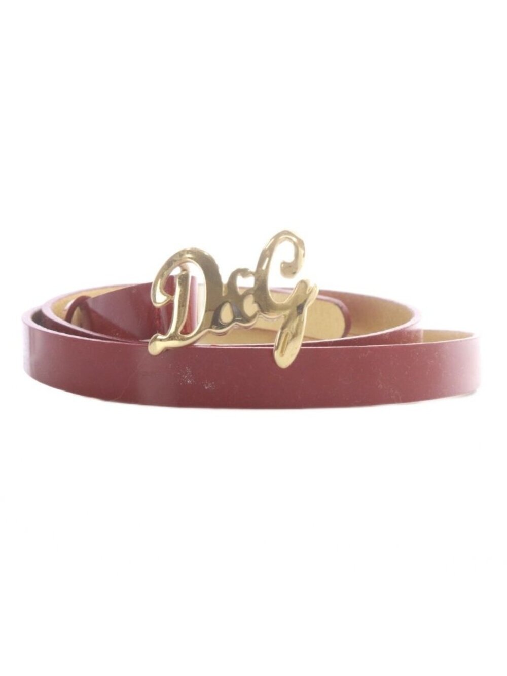 Dolce & Gabbana D&G Belt Leather Logo 80 32